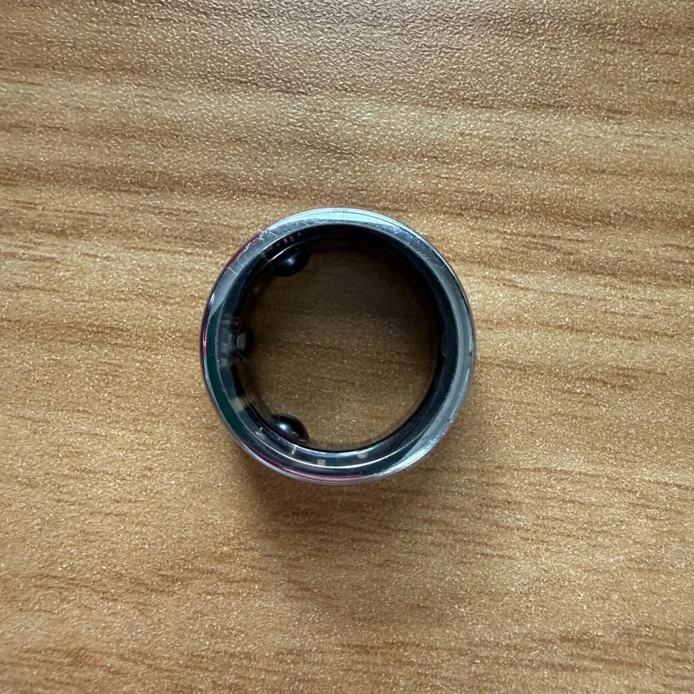 Oura Ring Gen 3 Horizon Silver Size 6 Smart Ring Fitness Sleep Tracker